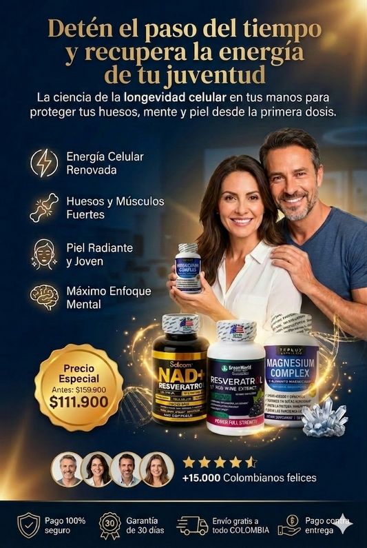 NAD + RESVERATROL + MAGNESIO COMPLEX